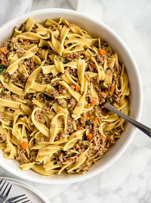 Ground Beef and Noodles