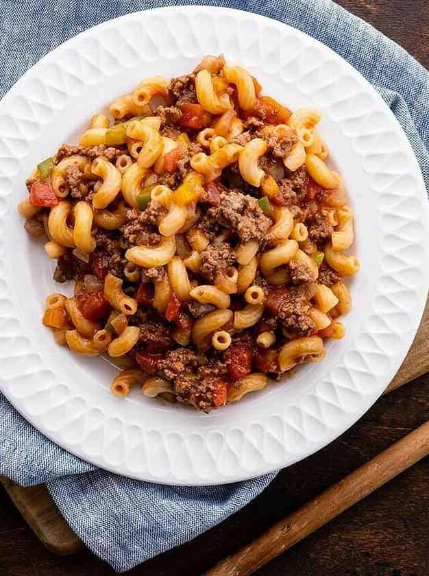 Old Fashioned Ground Beef Goulash