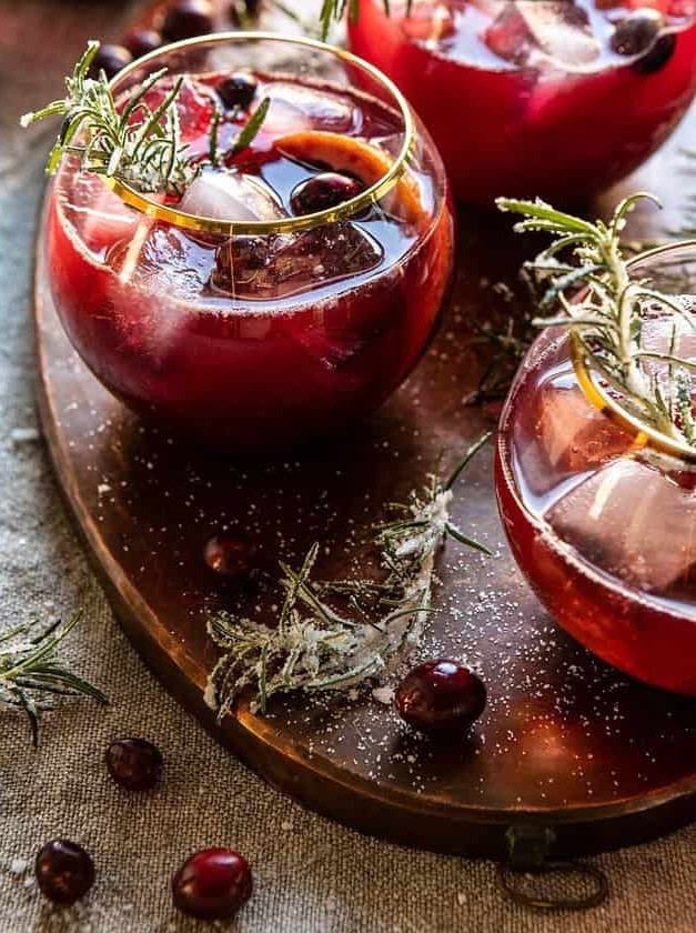 Cranberry Bourbon Sour Punch