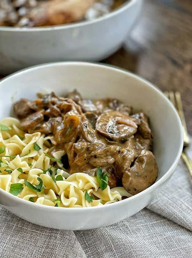 Healthy Beef Stroganoff