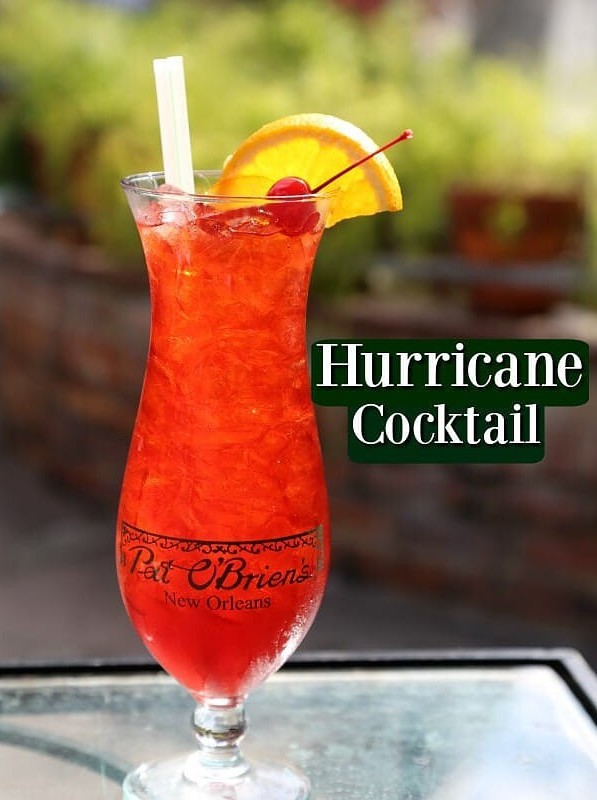 Pat O’Brien Hurricane Cocktail