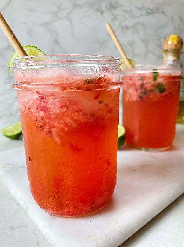 Strawberry Tequila Smash!