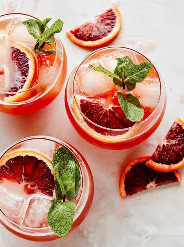 Blood Orange Shandy