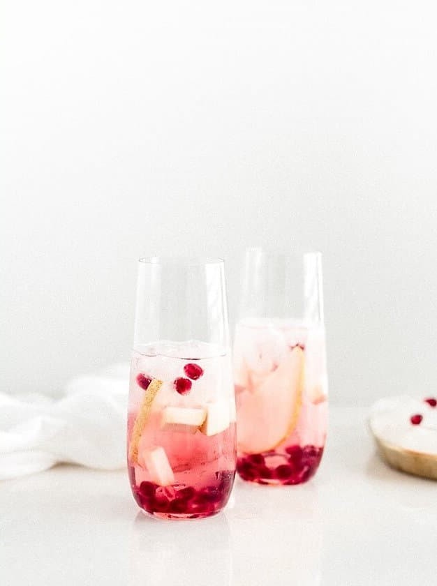 Sparkling Pear and Pomegranate Sangria