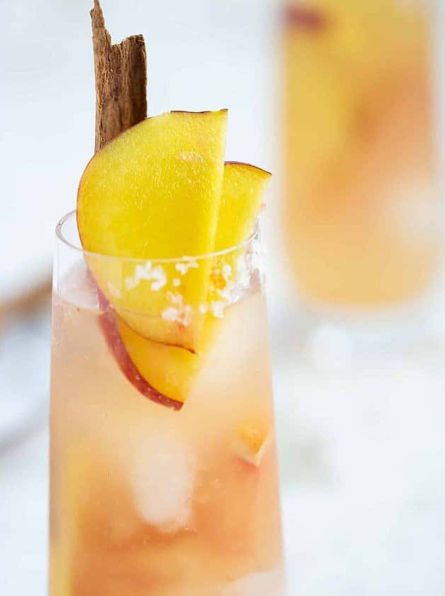 Peach, Cinnamon and Grapefruit Paloma