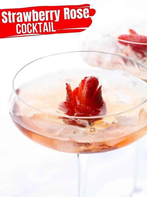 Strawberry Rose Cocktail