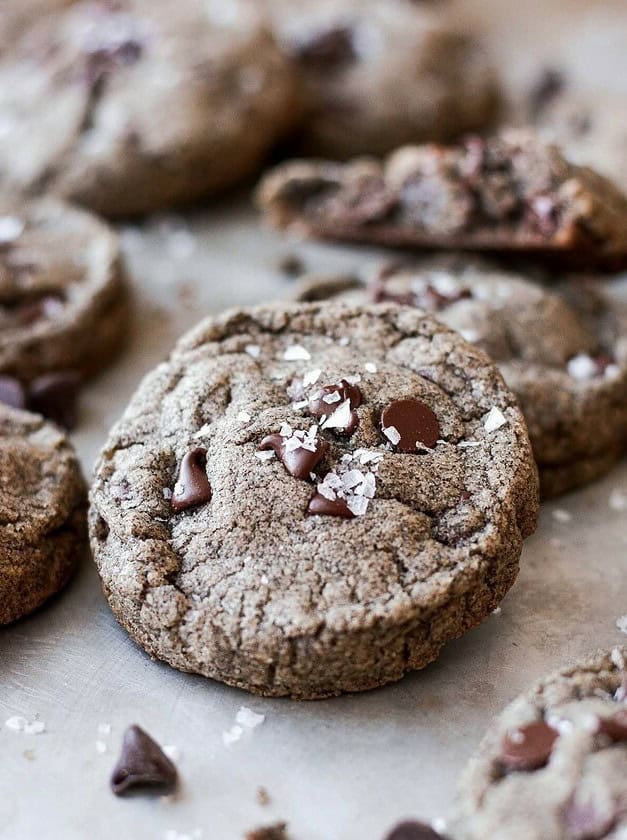 High Altitude Buckwheat Chocolate Chip Cookies