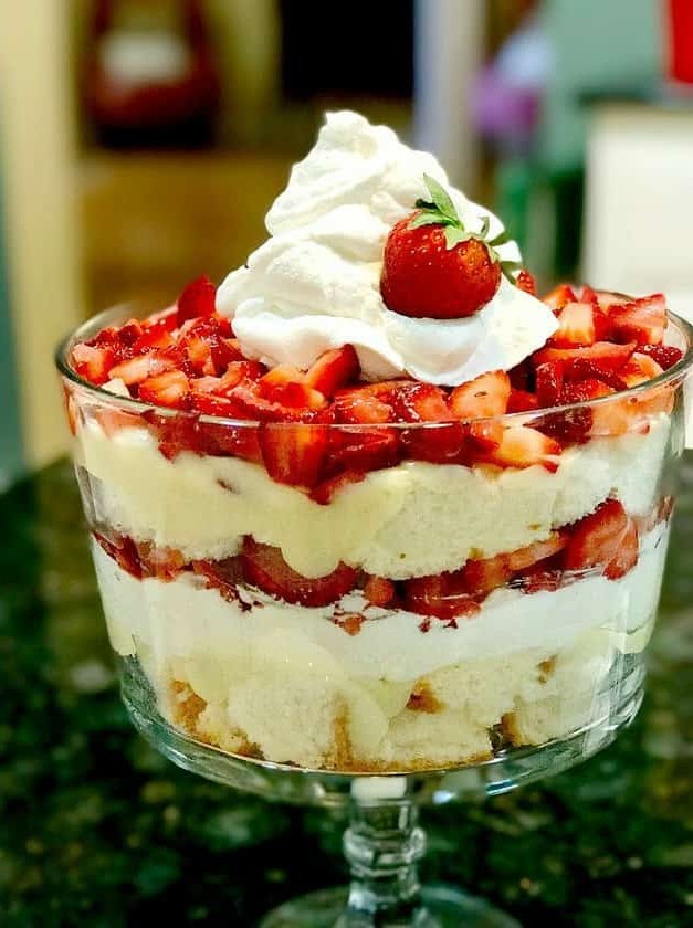 Strawberry Shortcake Trifle