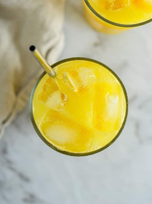 Mango Coconut Vodka Cocktail