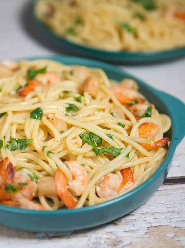 Shrimp and Scallop Pasta