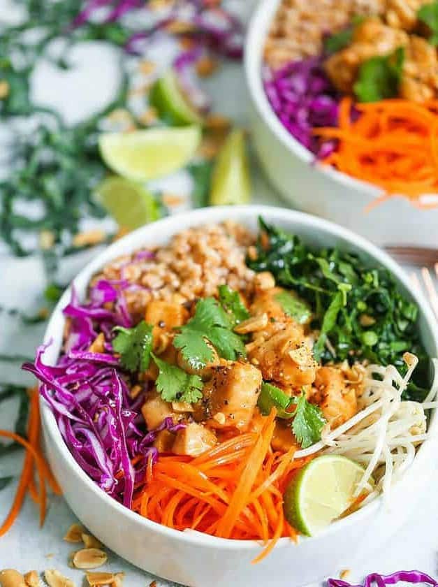 Thai Chicken Buddha Bowls