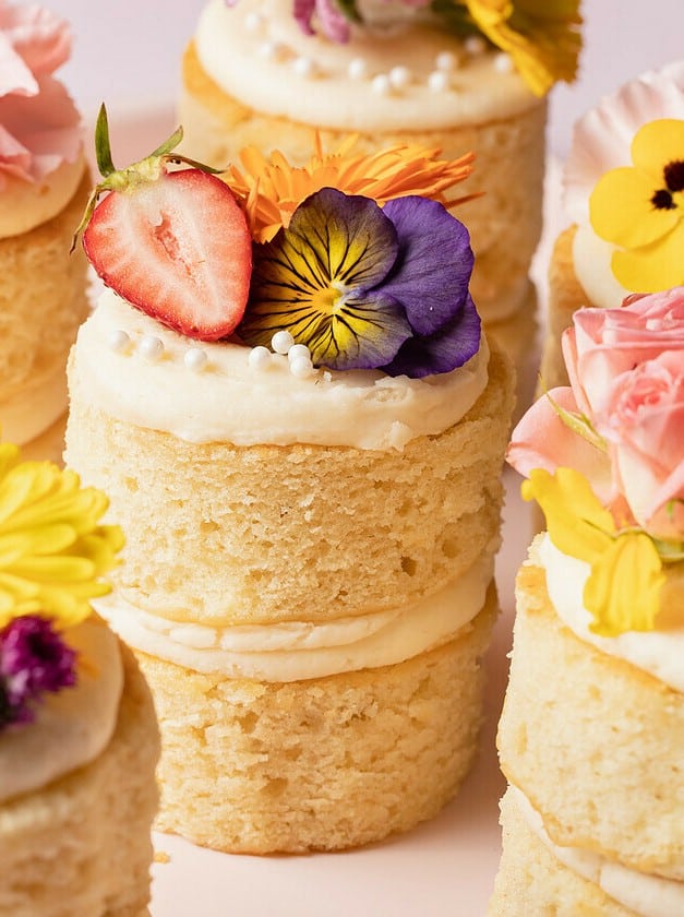 Vanilla Mini Layer Cakes