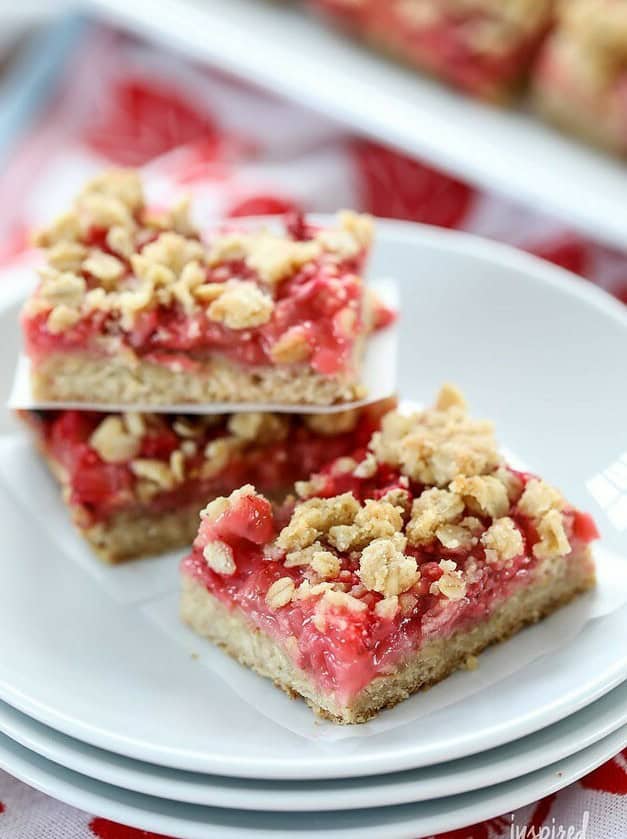 Strawberry Rhubarb Bars