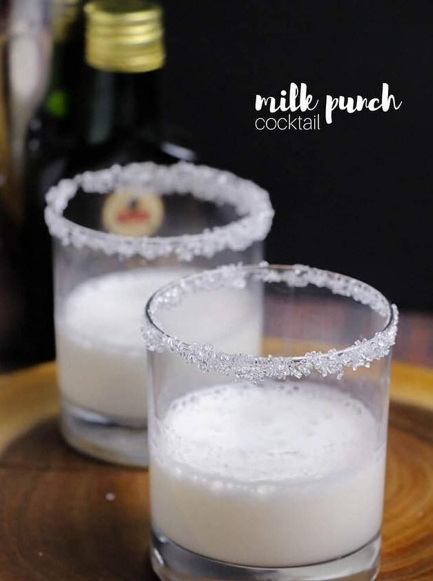 Milk Punch Cocktail