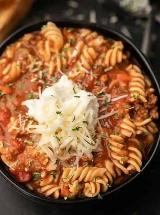 Gluten Free Crock Pot Lasagna Soup