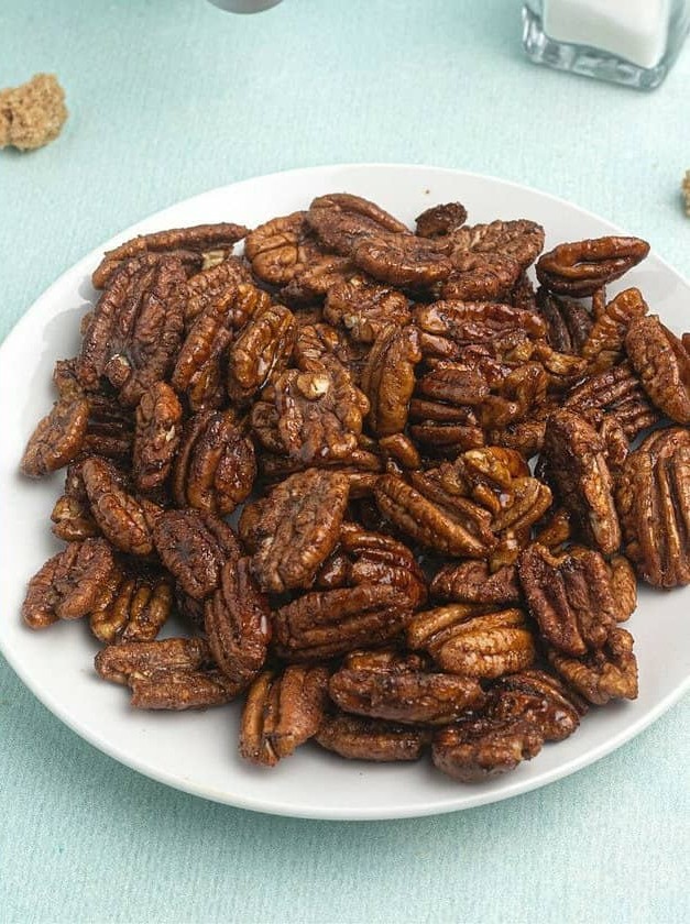 Air Fryer Spiced Pecans