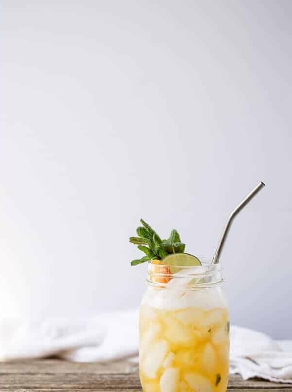 Peach Bourbon Smash