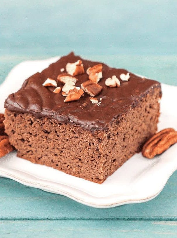 Healthy Texas Sheet Cake