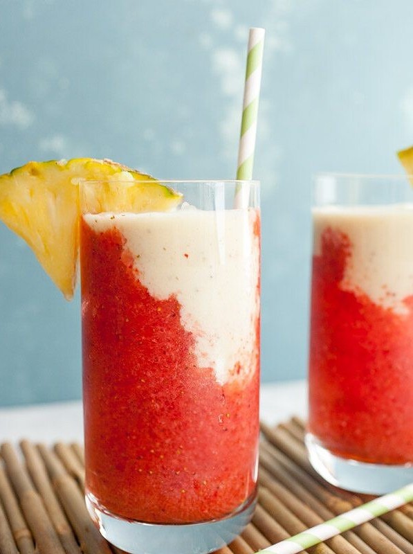 Lava Flow Cocktail