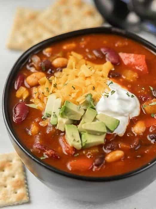 Crock Pot Vegetarian Chili