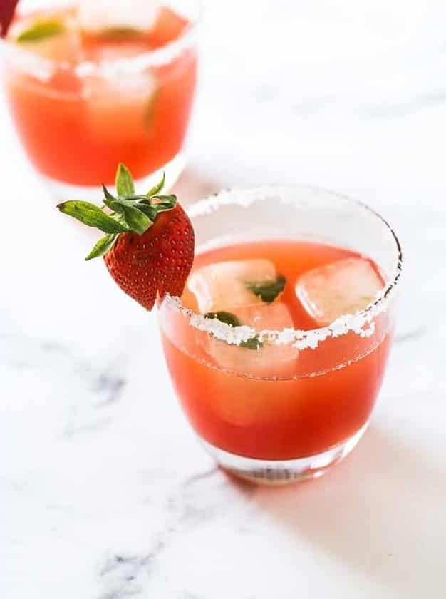 Strawberry Rhubarb Margarita