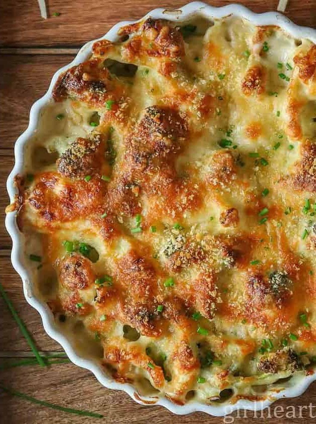 Broccoli Cauliflower Bake