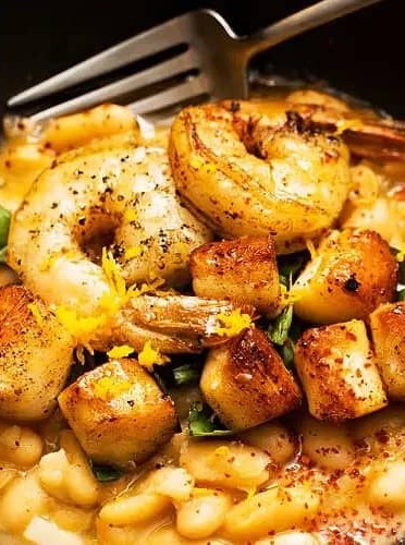 Simple Shrimp and Bay Scallops