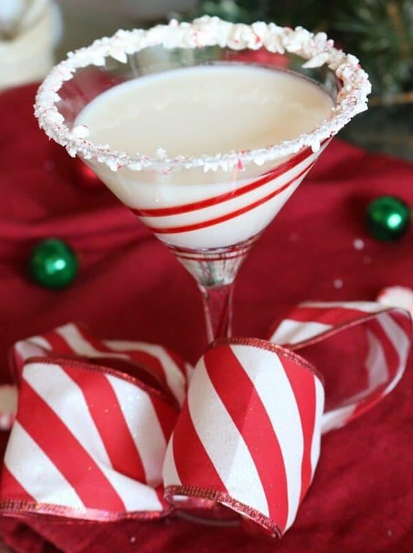 White Chocolate Peppermint Martini