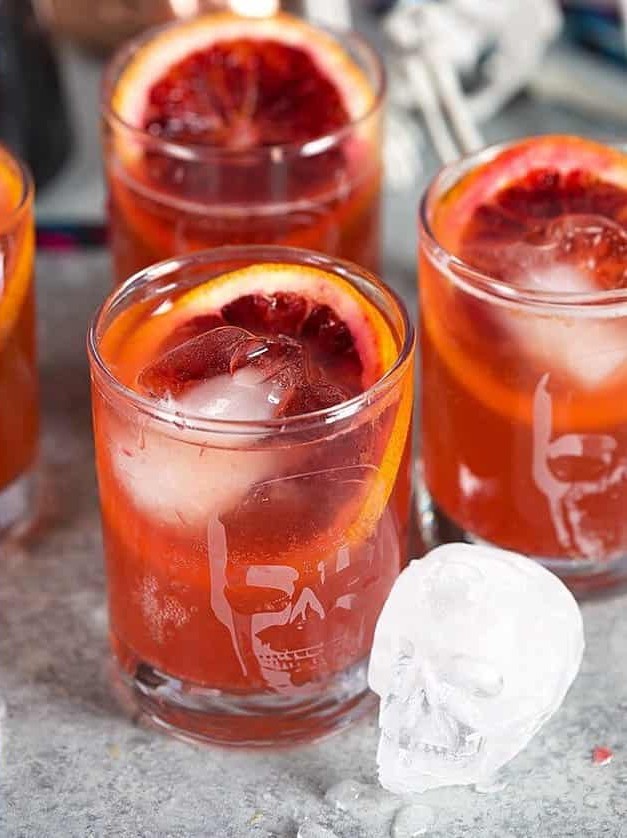 Spiced Blood Orange Dark and Stormy