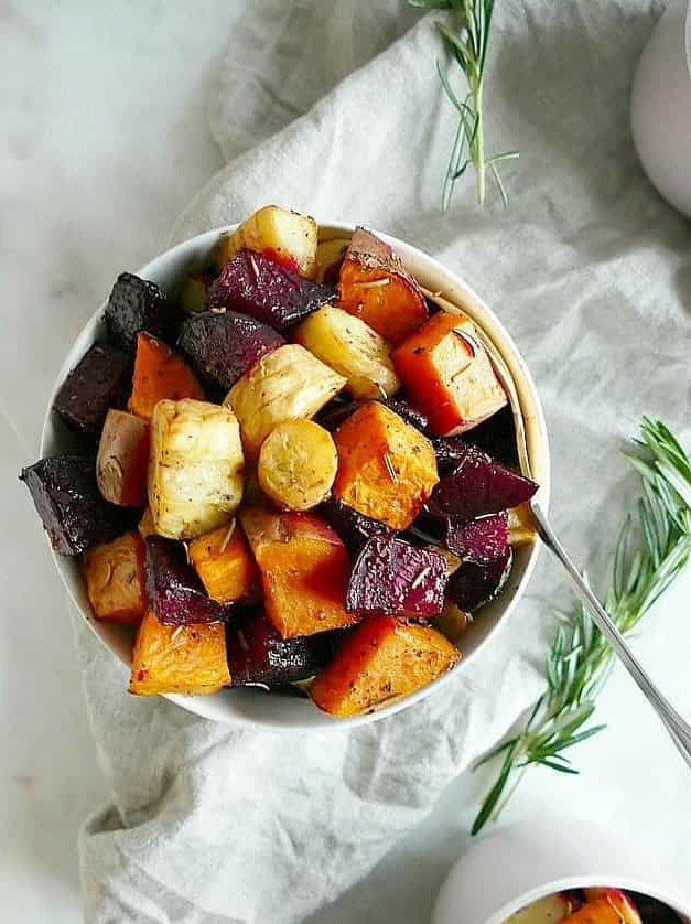 Savory Roasted Root Vegetables