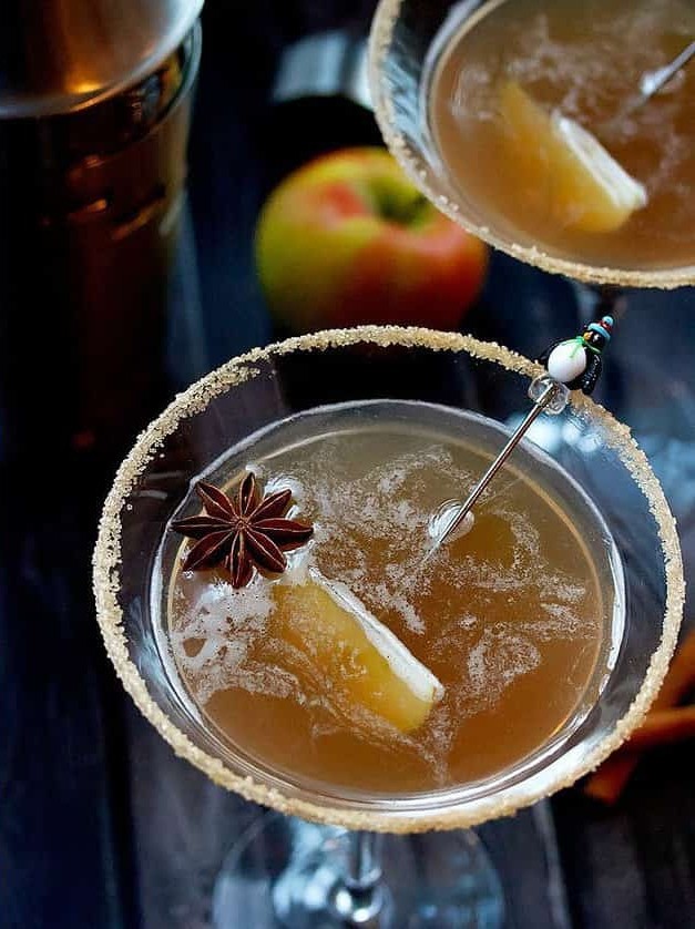 Apple Cider Caramel Martini