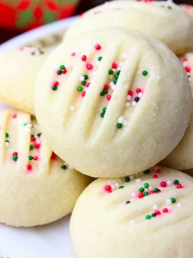 Whipped Shortbread Cookies