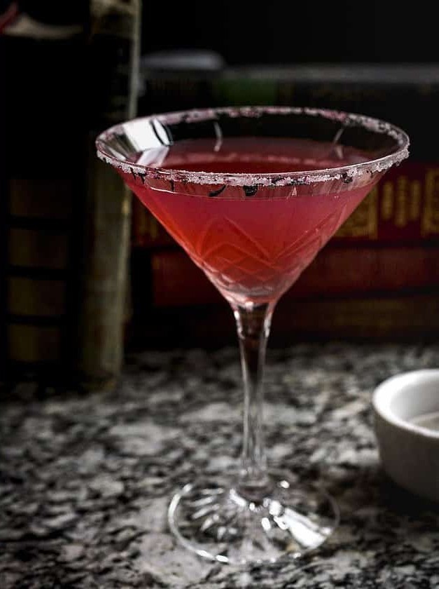 Hibiscus Infused Vodka Sidecar