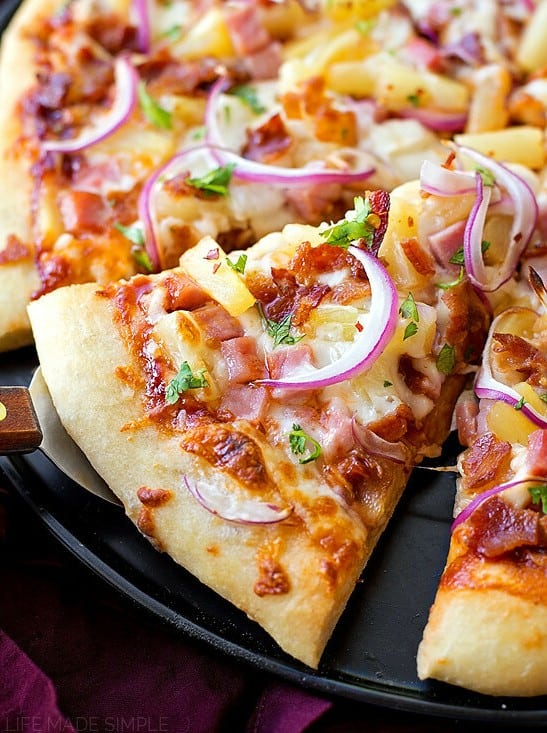 Hawaiian BBQ Pizza