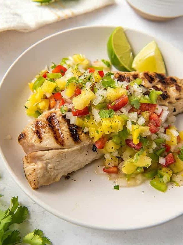 Red Snapper with Pineapple Salsa