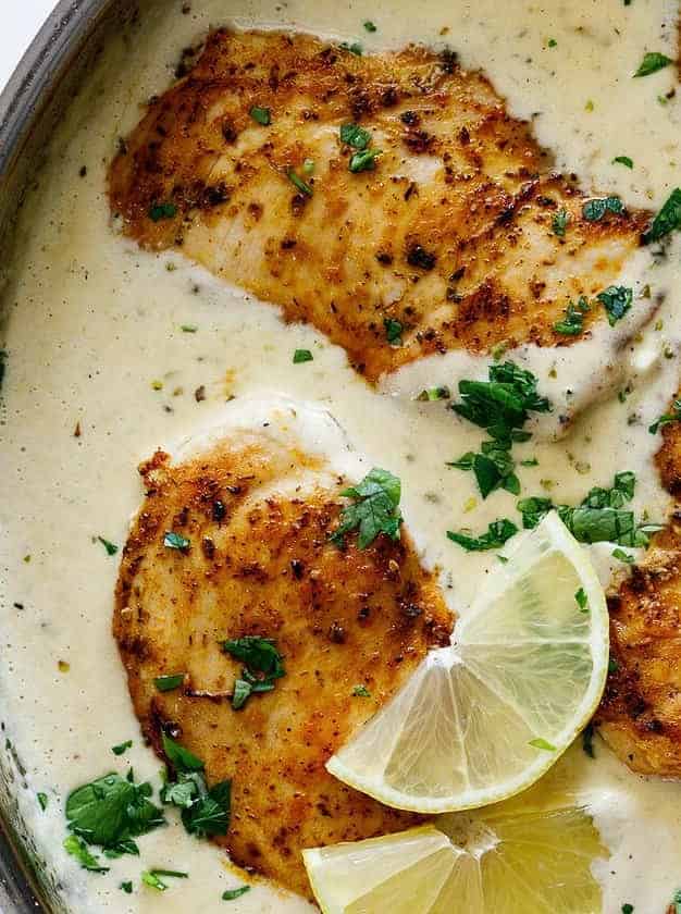 Creamy Parmesan Lemon Chicken