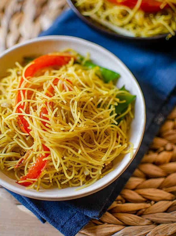 Vegetarian Singapore Noodles