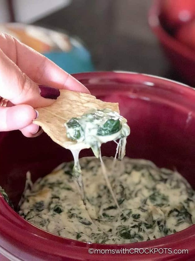 Crockpot Spinach Artichoke Dip