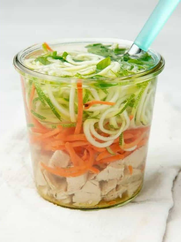 Chicken Zoodle Instant Soup in Jar