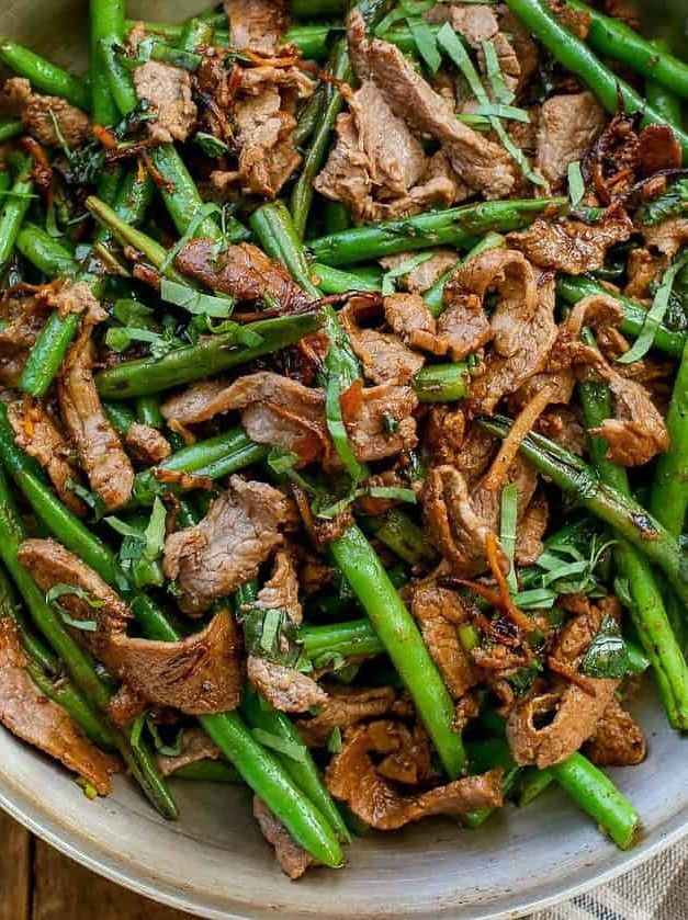 Thai Steak and Green Bean Stir Fry