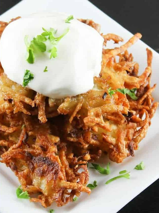 Crispy Fried Potato Latkes