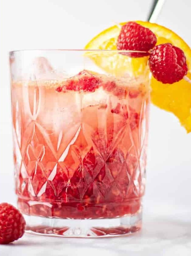 Bourbon Raspberry Cocktail