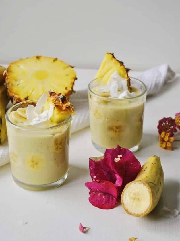 Banana, Pineapple & Kefir Tropical Smoothie