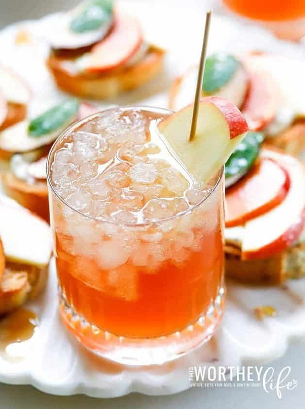 Sparkling Apple Cider Ginger Rosé