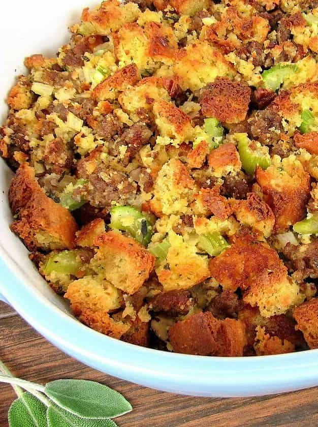 Herb Sausage Keto Stuffing