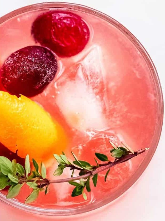 Cranberry Orange Whiskey Cocktail