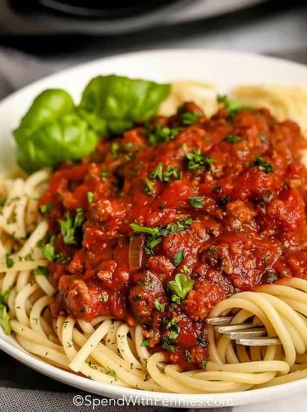 Crock Pot Spaghetti Sauce