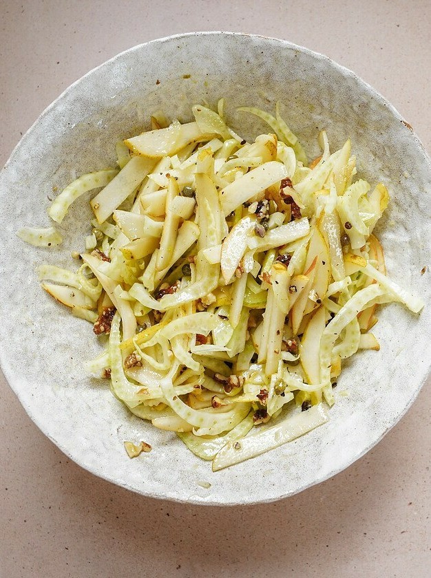 Shaved Pear Salad with Fennel