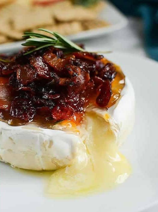 Bacon Cranberry Baked Brie