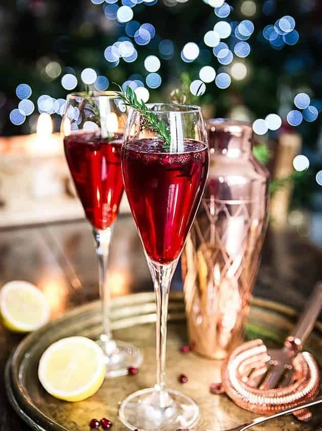 Pomegranate French 75